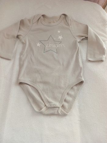 🚼boddy Vert Baudet coton gris 18mois