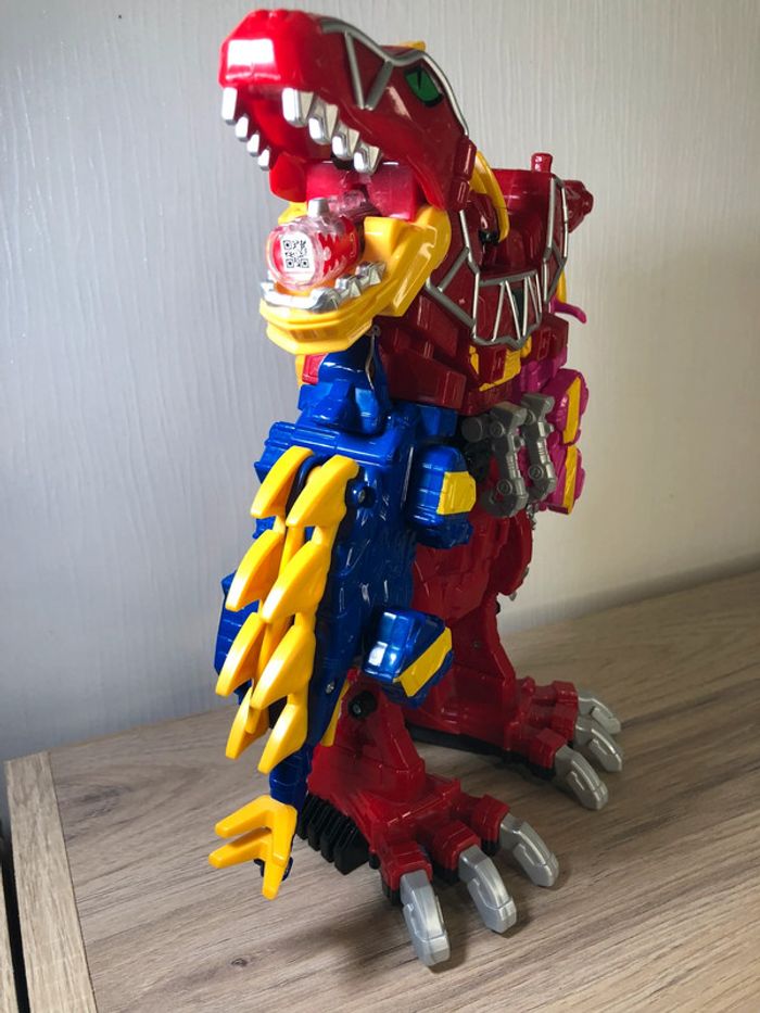 Complet Figurine Power Rangers Bandai 2015 Dino Charge DX Megazord - photo numéro 2