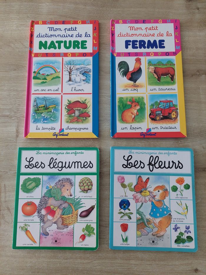 Lot de 4 livres imagerie