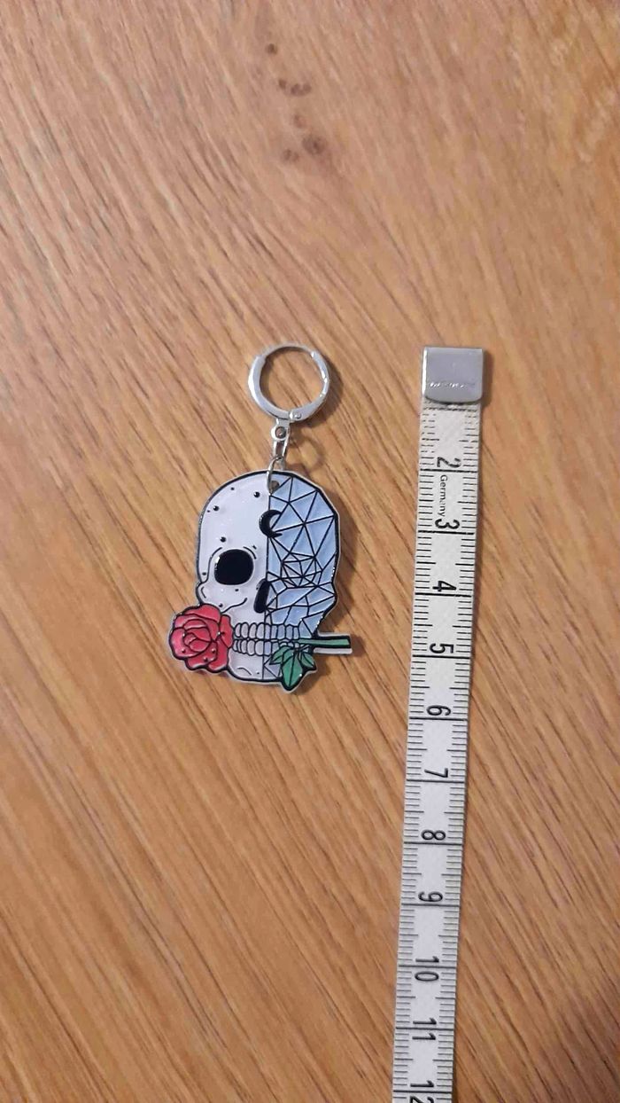 Boucles d'oreilles Halloween Tête de mort - photo numéro 3