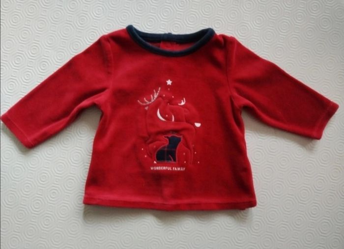 Tenue de Noël complète Obaibi taille 3 mois - photo numéro 3
