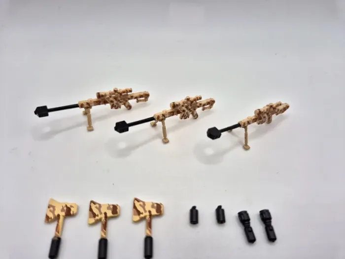 Lot d'armes mitraillette type lego pour militaires star wars comprend 10 pièces - photo numéro 5