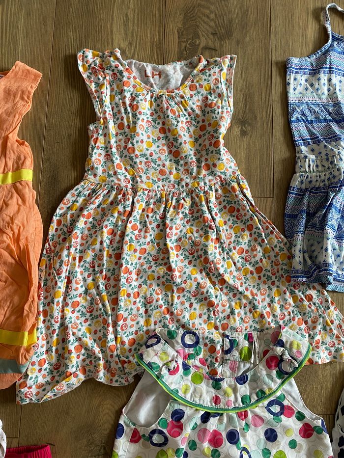 Lot 6 vêtements fille taille 5 ans été - photo numéro 3