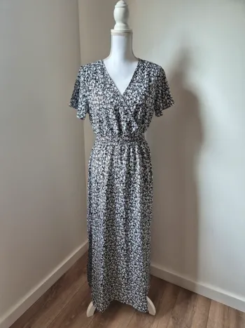 Robe longue fleurie