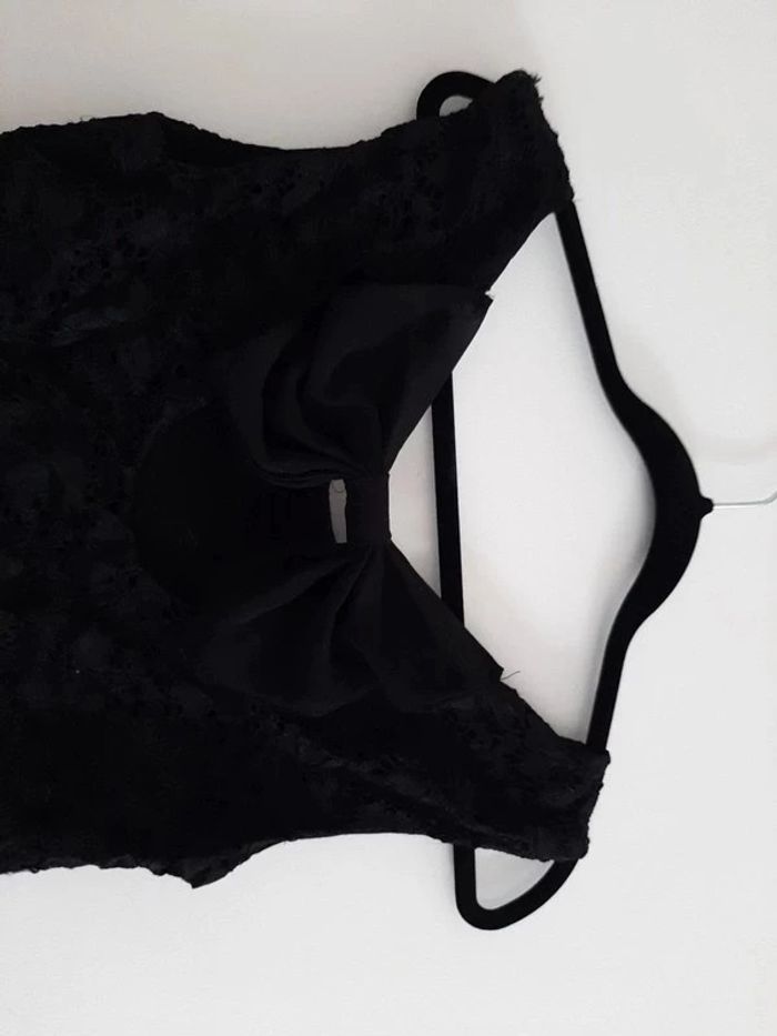 Robe noire noeud dans le dos - photo numéro 4