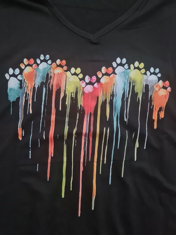 T-shirt  coeur - photo numéro 2