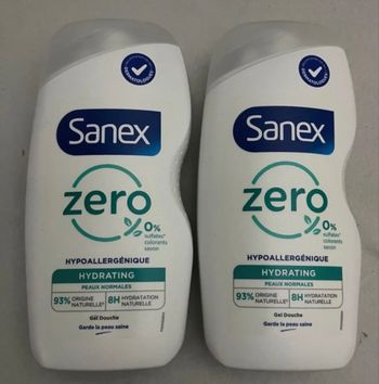 Sanex Lot de 2 Gel douche essentiel classique peaux normales 475ml