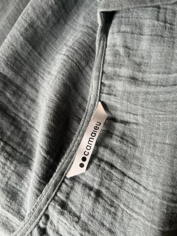 Blouse sans manches camaïeu taille XL 42 vert d’eau - photo numéro 3