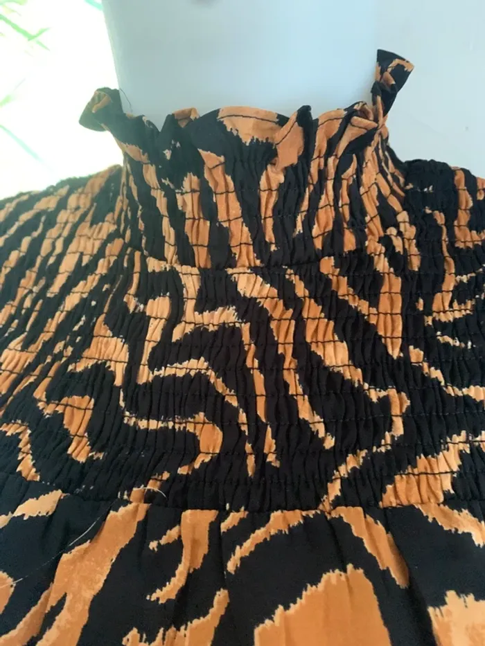 Blouse Unika paris effet tigre manches longues taille M-L - photo numéro 9