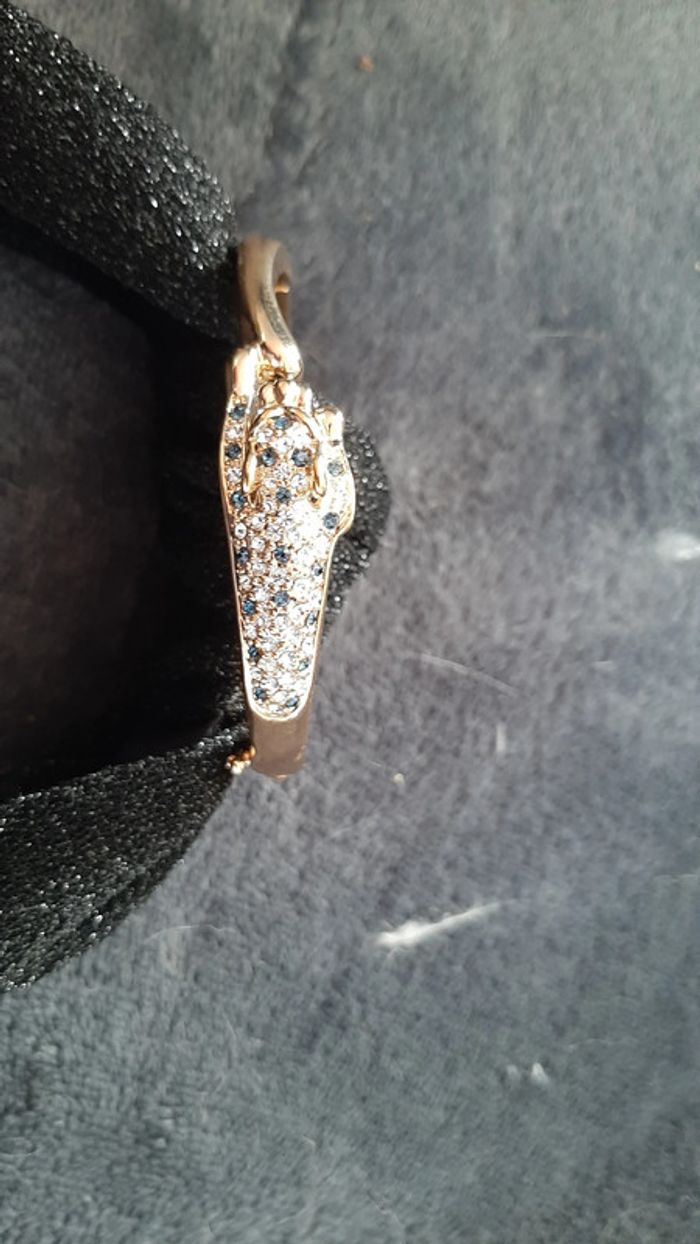 ensemble bracelet oval + bague panthère - photo numéro 3