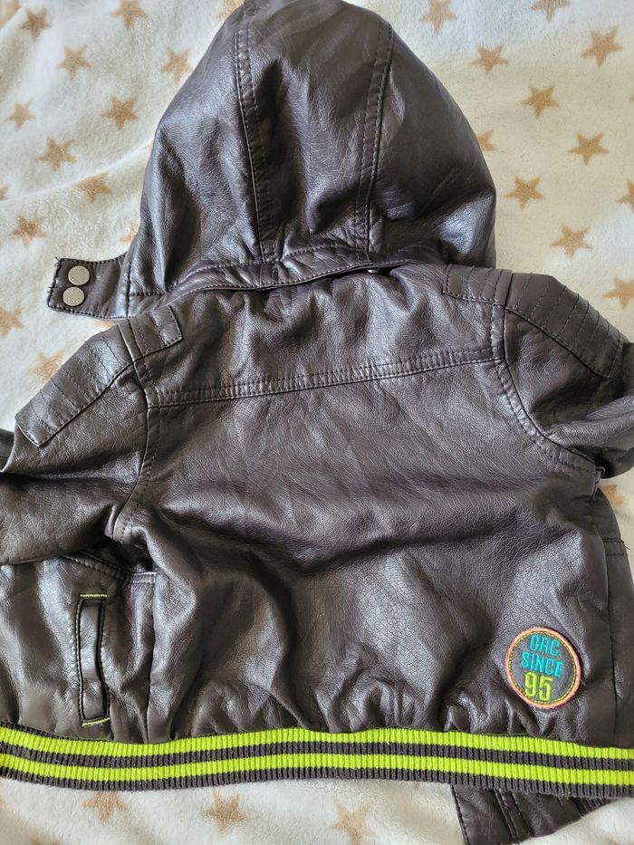 Blouson effet cuir 9 mois - photo numéro 3