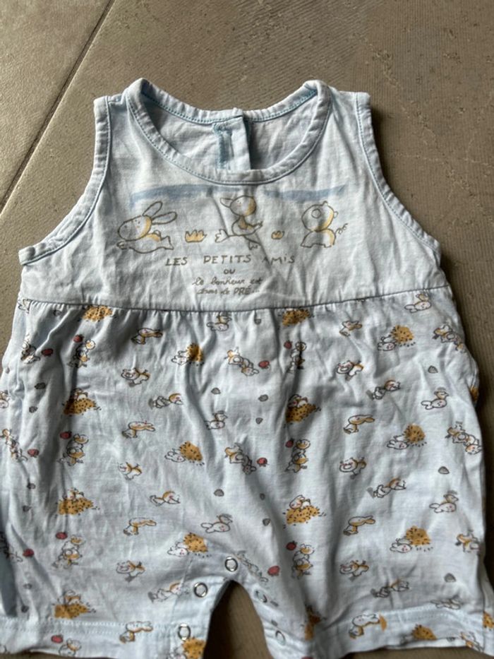 Combinaison bébé été 6 mois - photo numéro 2