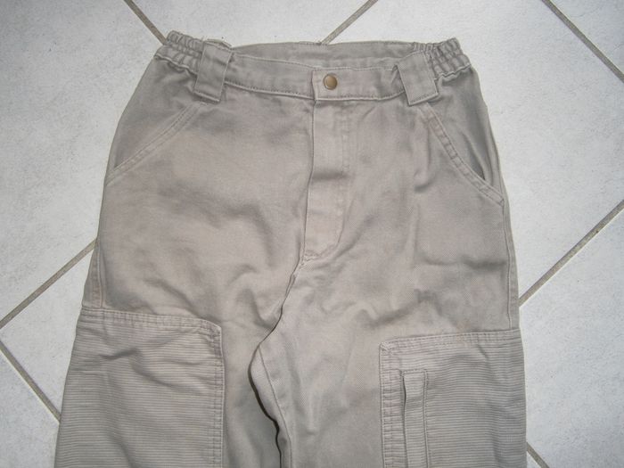Pantalon épais beige 8 ans - photo numéro 2