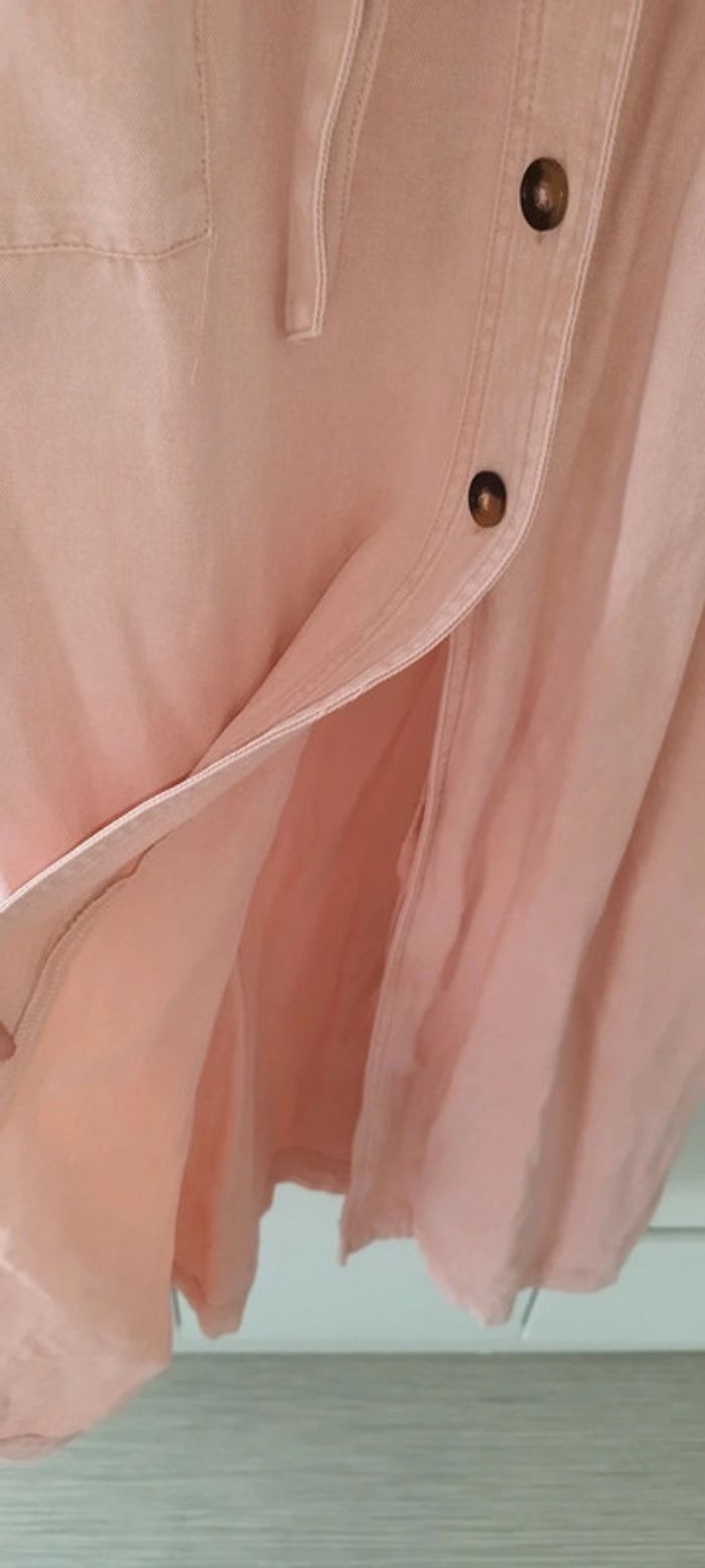Robe en jeans rose - photo numéro 3