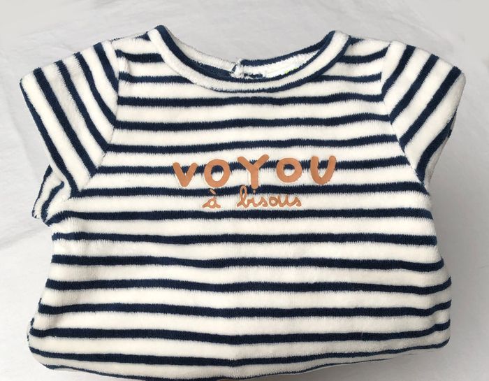Pyjama velours TAO 1 mois - photo numéro 4