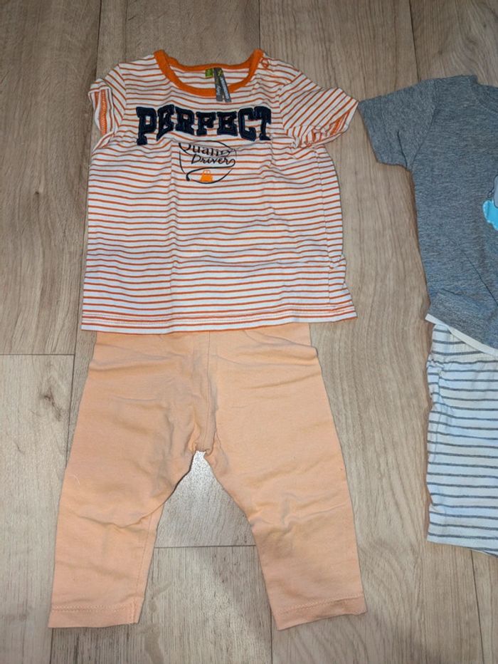 Lot de 4 ensembles d'été 6 Mois 68cm - photo numéro 4