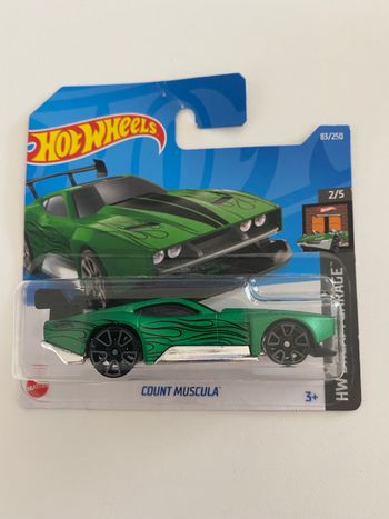 Miniature hot wheels count muscula 1/64