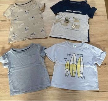 4 tee-shirts - 18mois