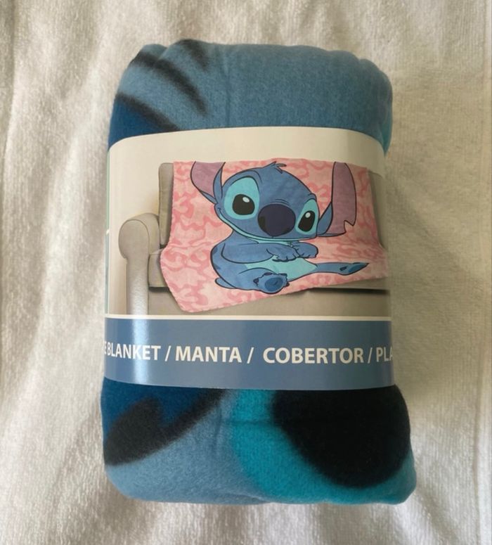 Plaid polaire Stitch neuf