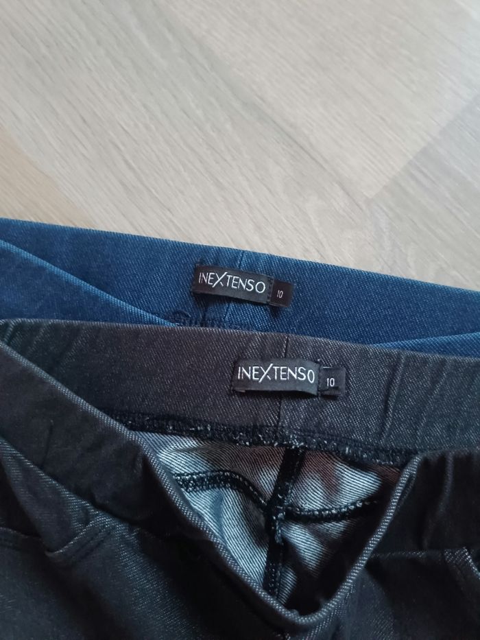 Leggings bleu/noir - photo numéro 2