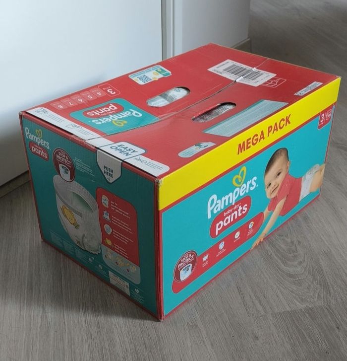 104 Couches Pampers baby dry pants taille 3 - photo numéro 2