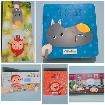 Livre réversible Nicolas c'est levé du pied gauche, Sasha c'est levée du pied 👣 droit (51)