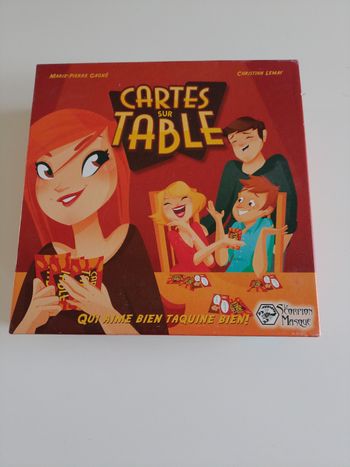 Carte sur table  le scorpion masqué complet 