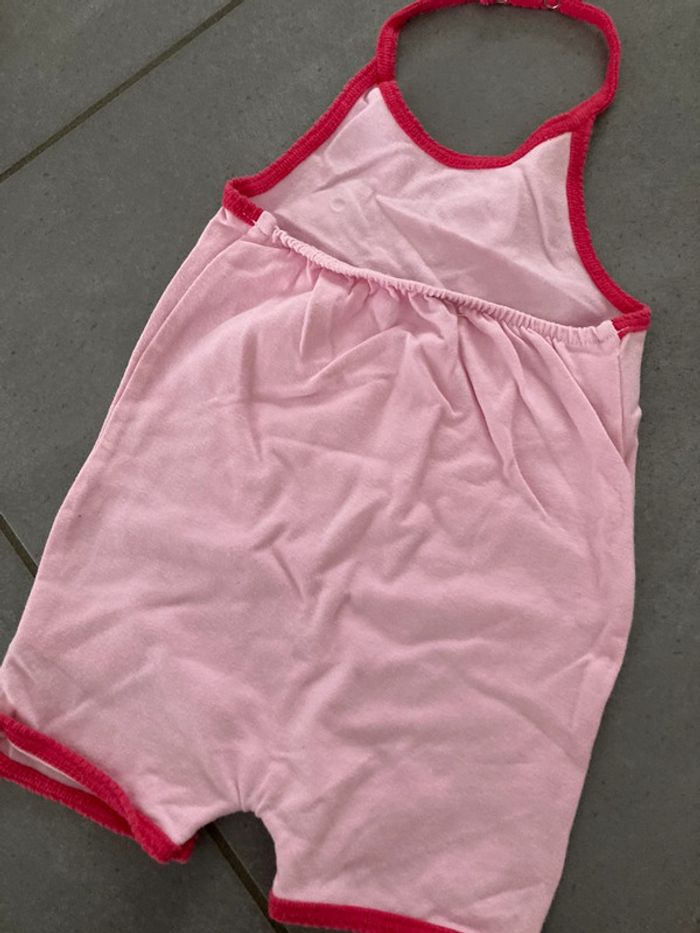 Lot ensemble barboteuse Combishort short vêtement été bébé fille 6 mois - photo numéro 8