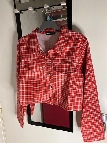 Ensemble jupe et chemise crop