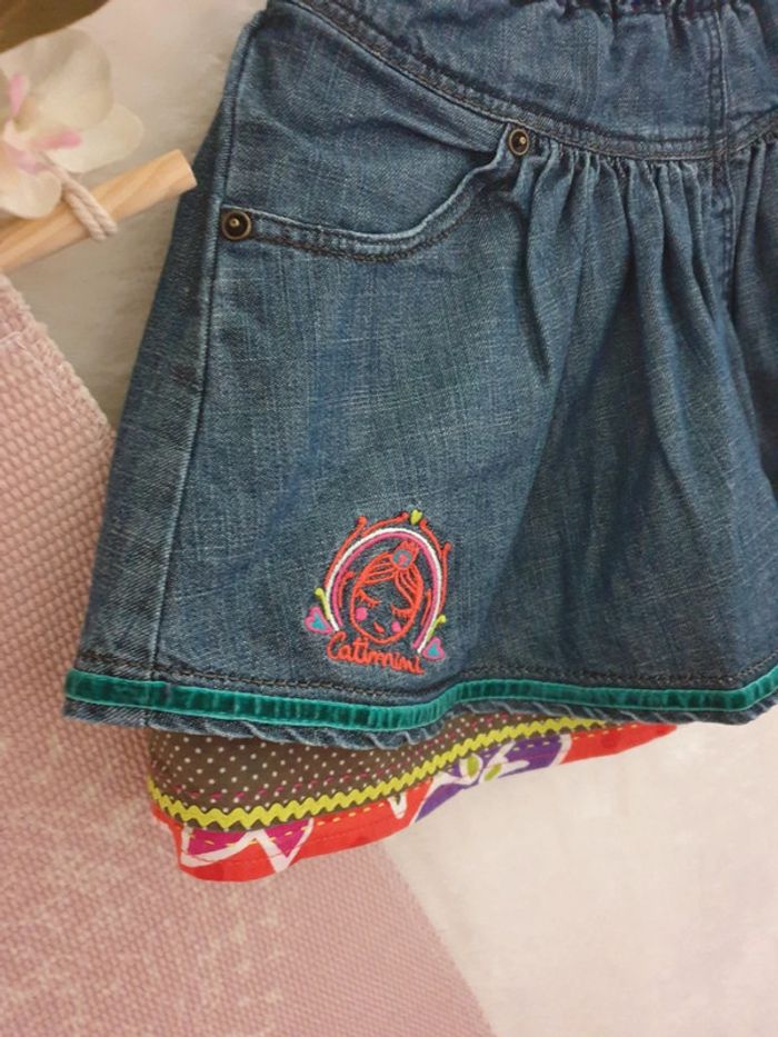 Jupe en Jeans Catimini Taille 4 ans - photo numéro 5