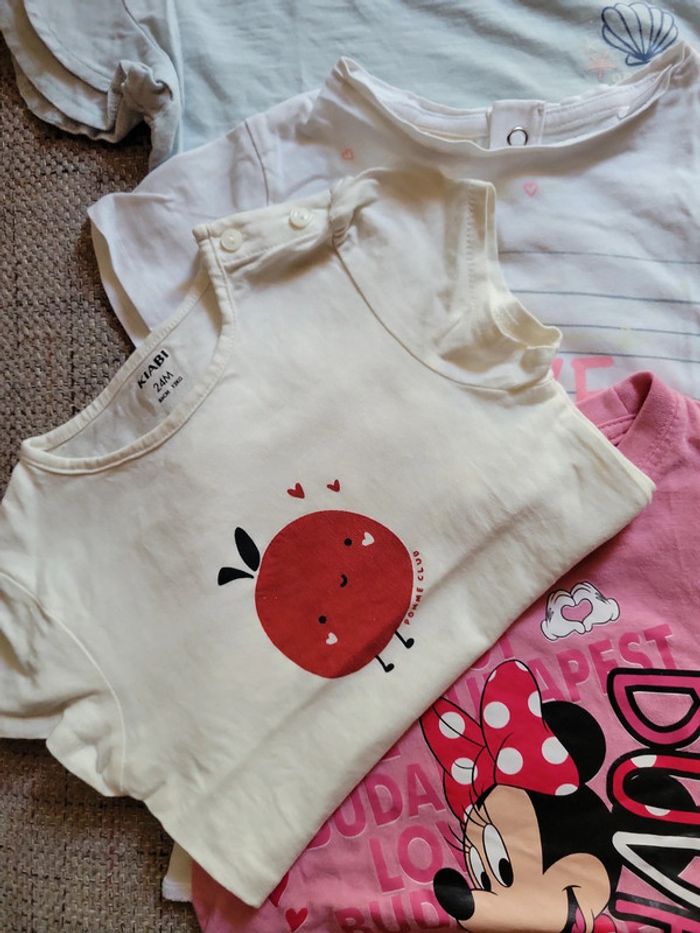 Lot 4 Tee-shirt bébé Zara - photo numéro 3