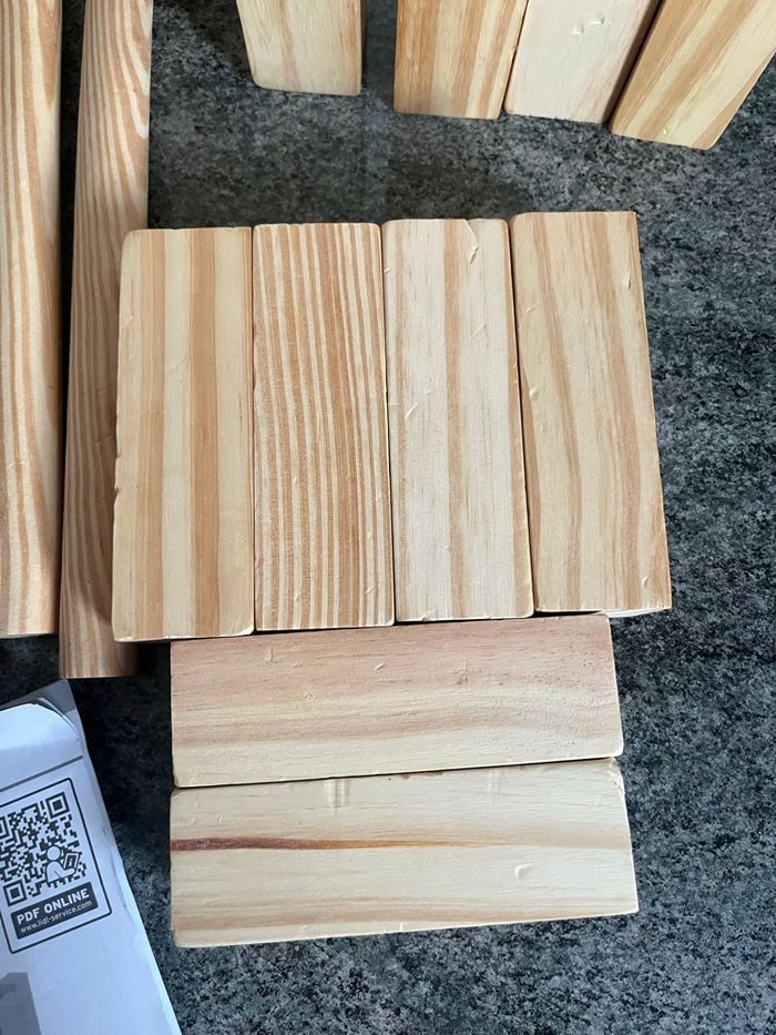 Jeu de Kubb en bois - photo numéro 2
