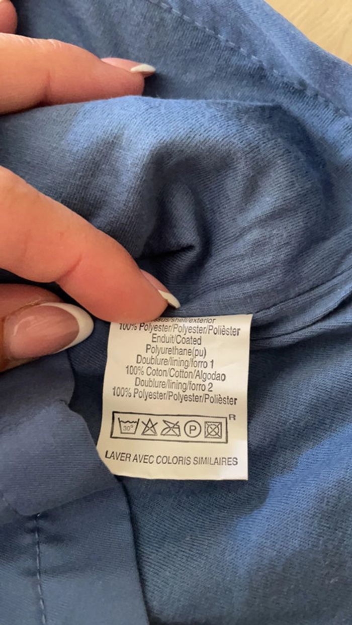 Veste légère bleue pick ouic 6 mois - photo numéro 4