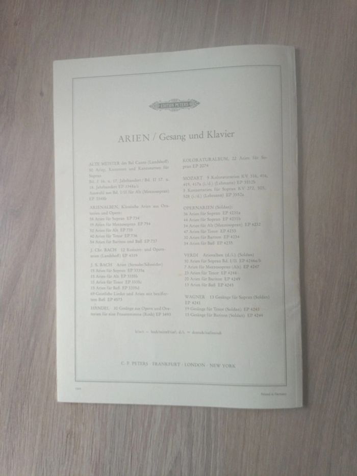 Vaccaj édition Peters et Ricordi - photo numéro 12