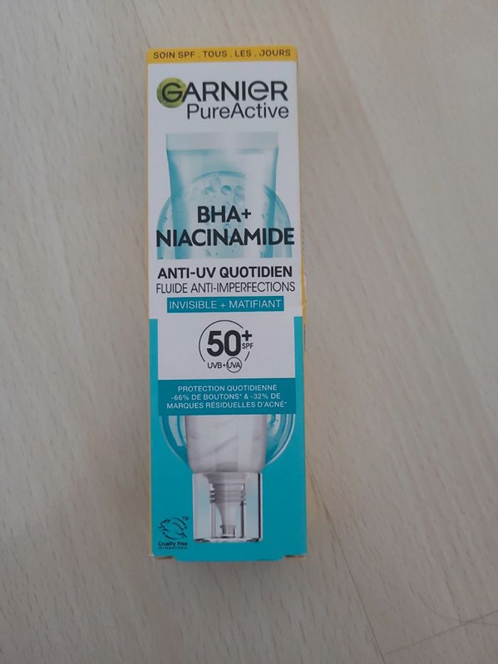 Garnier Crème de Jour Soin visage Anti-UV Quotidien anti-imperfections SPF 50+