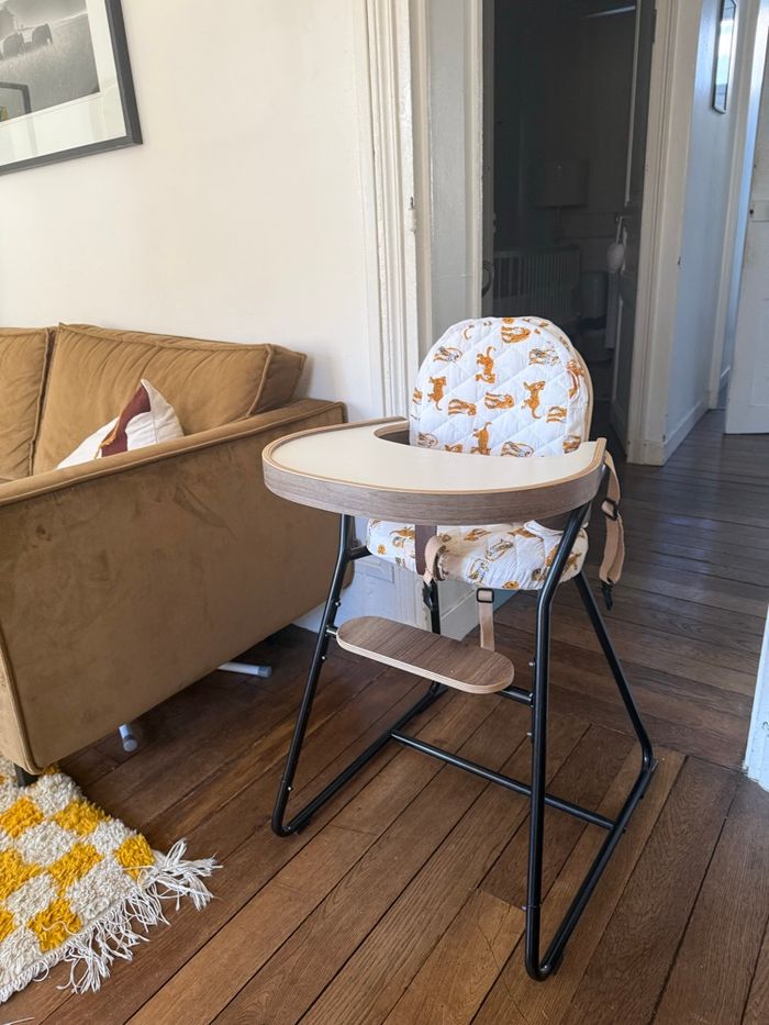 Chaise haute bébé Charlie Crane - Tibu noyer - Set complet - photo numéro 7