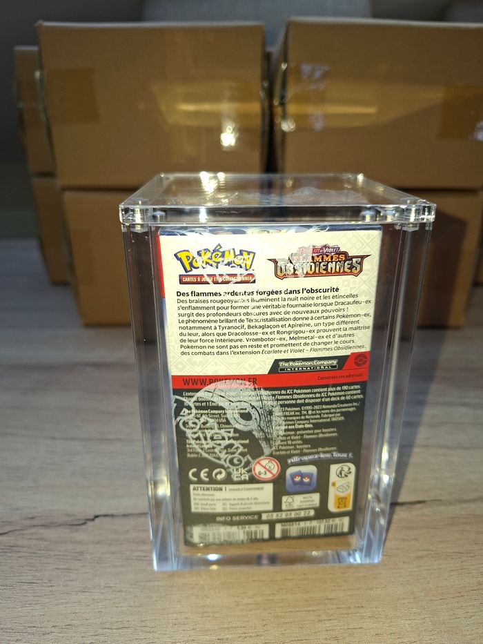 Lot de 10 acryliques premium demi display Pokémon aimantée épaisse 8mm - photo numéro 3