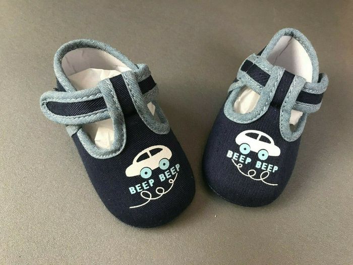 Chaussons bleus Beep Beep Kokin neufs - Pointure 16