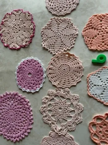 Lot de napperons Vintage
