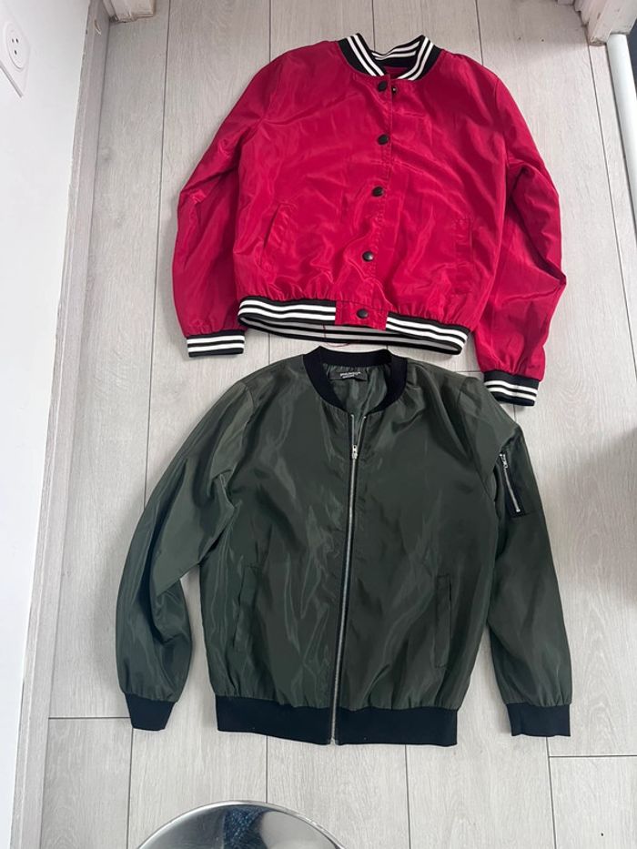 lot de 2 bombers , veste légère , blouson