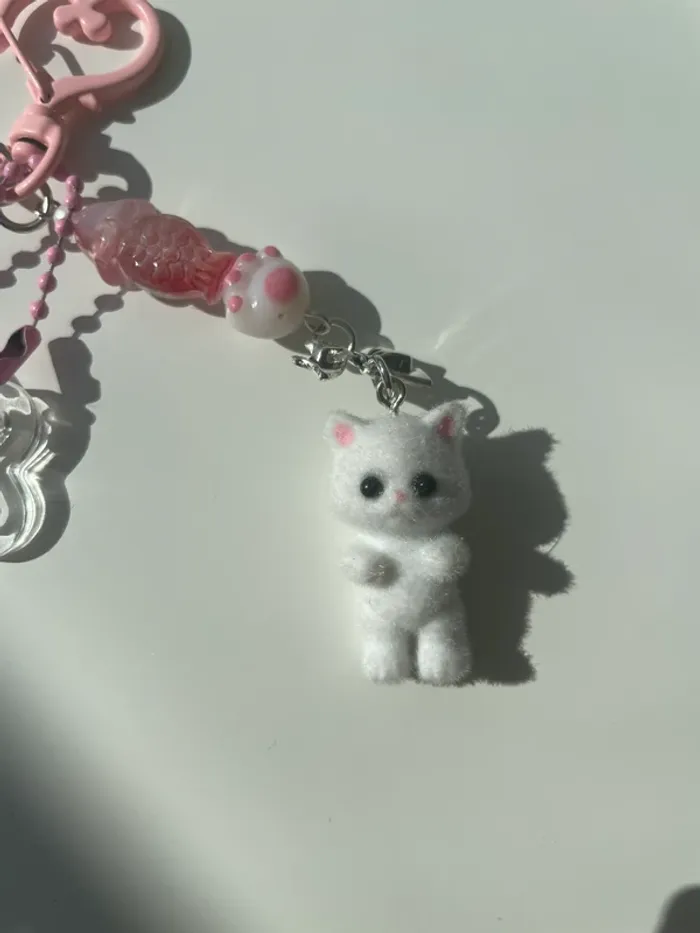 Porte clé chat kawaii - photo numéro 3
