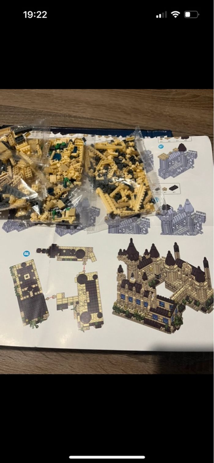 Lot de 2 Kits de Construction "Magic Castle" (Château de Poudlard) - Neuf !