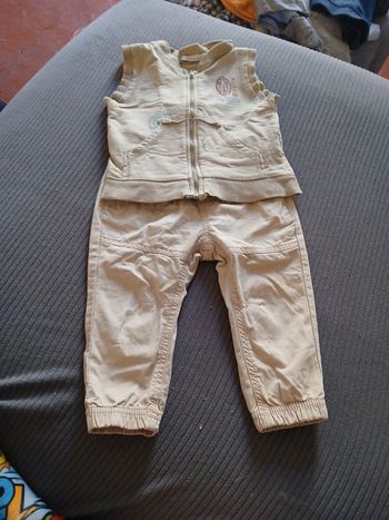 Pantalon cargo et petite veste