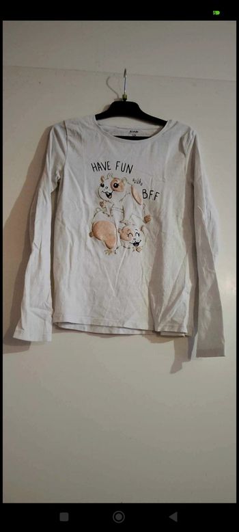 Tee shirt manches longues Kiabi 10a