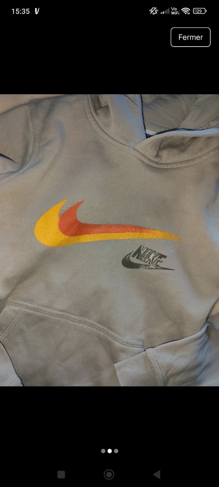 Pull Nike garçon 8 9 ans S - photo numéro 2