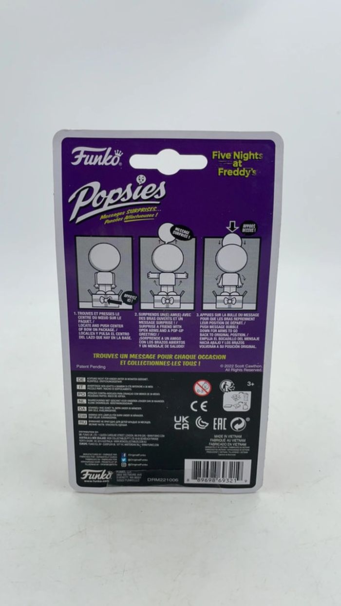 Figurine Funko Popsies Freddy Fazbear 12,5 cm neuf - photo numéro 2