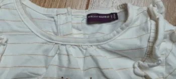 T-shirt manches longues écru Sergent Major - 7 ans