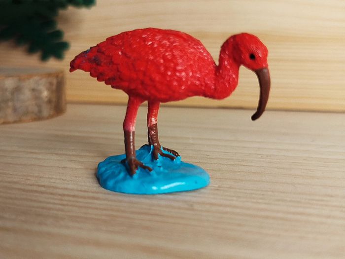 Safari Oiseau Ibis rouge Figurine animal d'Asie - photo numéro 2