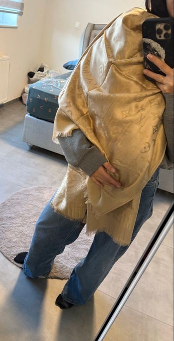 Echarpe femme  beige foncé