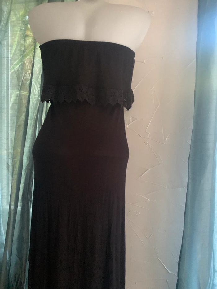 Robe longue noire taille 34 sans bretelles - photo numéro 6